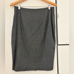 Hugo Boss Charcoal Pencil Skirt